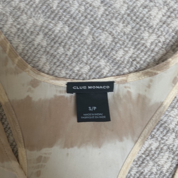 Club Monaco 100% Silk Tie Dye Blouse - Picture 2 of 4